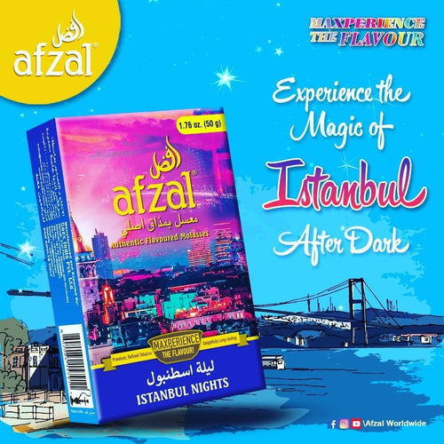 Afzal - Istanbul Nights (50G) - Shisha Daddy NZ Limited