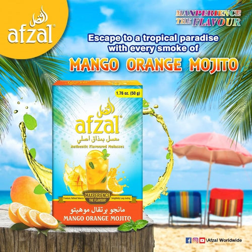 Afzal - Mango Orange Mojito (50G) - Shisha Daddy NZ Limited