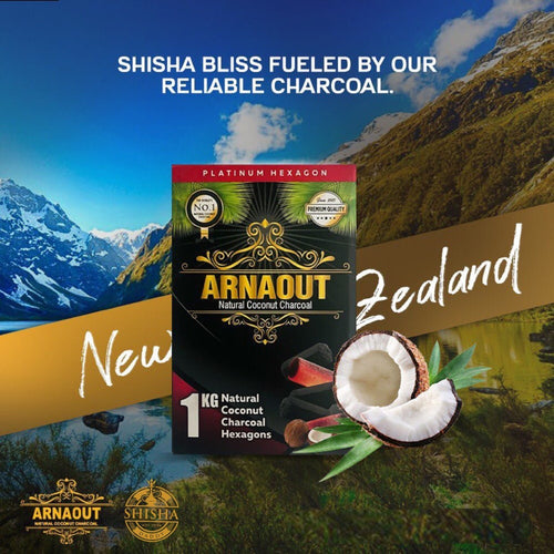 Arnaout 1KG Coal - Hex Logs - Shisha Daddy NZ Limited