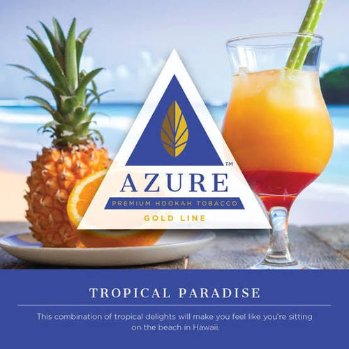AZURE GOLD LINE - 100G - Tropical Paradise - Shisha Daddy NZ Limited