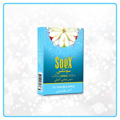 Clearance - SOEX Herbal - Icy Double Apple Shisha Flavour - Shisha Daddy NZ Limited