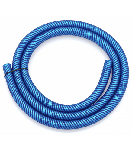 FCS® SOFT-TOUCH MATTE SILICONE HOSE - Carbon Blue - Shisha Daddy NZ Limited