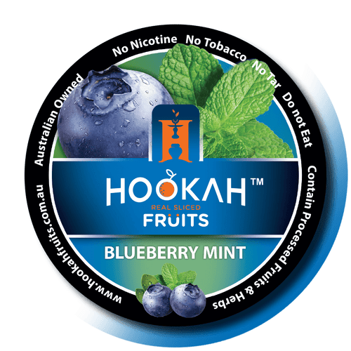 Hookah Fruits - Blueberry Mint (100G) - Shisha Daddy NZ Limited
