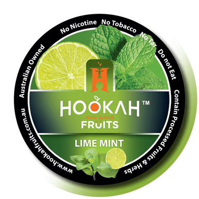 Hookah Fruits - Lime Mint (100G) - Shisha Daddy NZ Limited