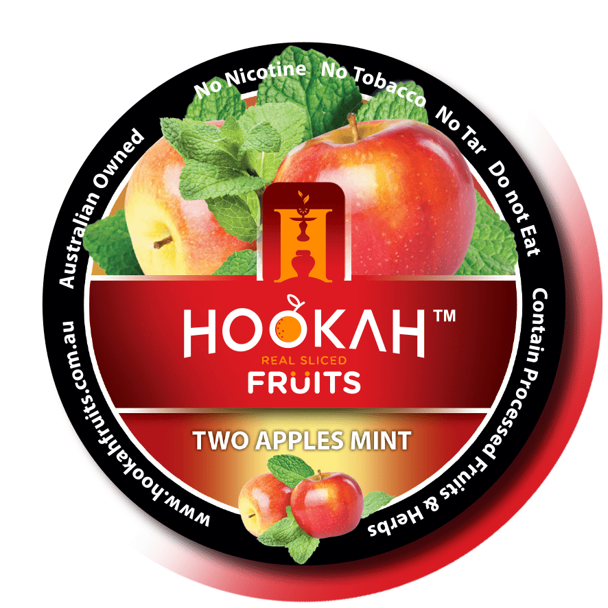 Hookah Fruits - Two Apples With Mint (100G) - Shisha Daddy NZ Limited