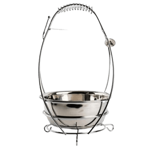 Shisha Coal Basket - Medium - Silver - Shisha Daddy NZ Limited