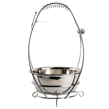 Shisha Coal Basket - Medium - Silver - Shisha Daddy NZ Limited